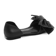 Richealnana Women's Square Toe Bow Flat Sandals