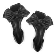 Richealnana Women's Square Toe Bow Flat Sandals