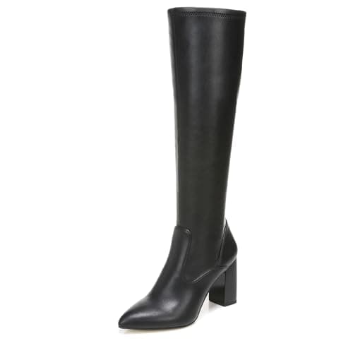 Franco Sarto Women's Katherine Knee-High Boot — Black Stretch Wide Calf