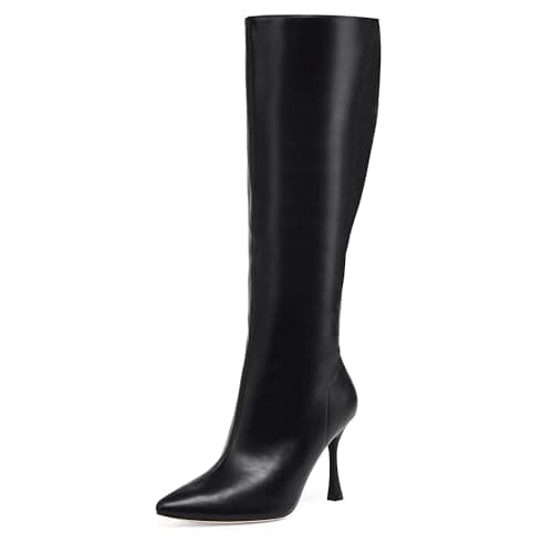 Stylish Pointed Toe Zipper Stiletto Boots for Women