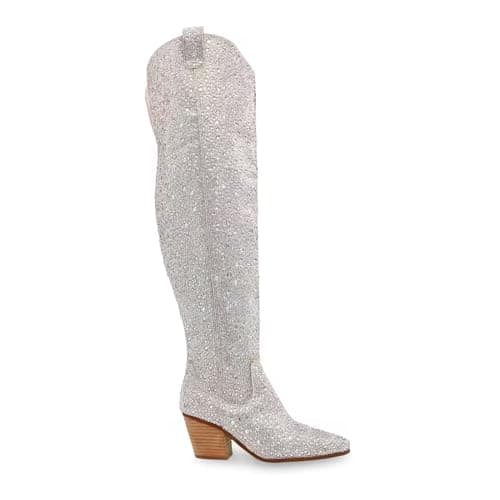 Rhinestone Over the Knee Cowboy Boots for Women