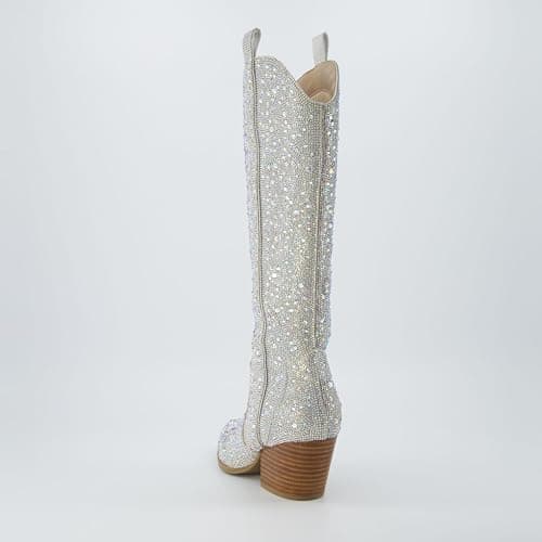 CUSHIONAIRE Women's Comfortable Tall Western Boot + Memory Foam