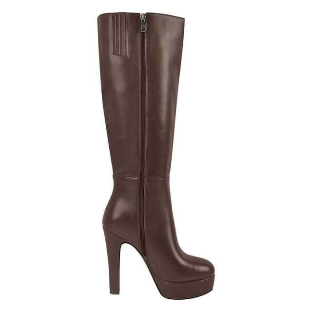 Richealnana Women's Knee High Side Zipper Stiletto Heel Boots