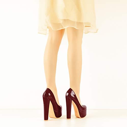 Richealnana Women's Sky High Heel Pump for Party
