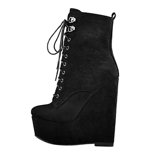 Richealnana Women's Wedge Ankle Boots