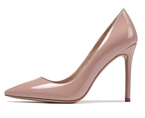 Eldof Women's Classic 4" Stiletto Heel Dress Pumps, Size 5-13 — Beigepatent