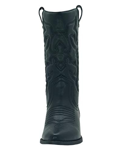 Women's Western Cowboy Boots - Pointe Toe Low Heel Ankle Mid Shaft Soda RENO