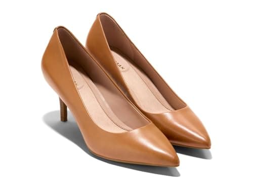 Cole Haan Women's Classic Park Pump 65mm — Pecan Leather/Stack
