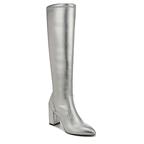 Franco Sarto Women's Katherine Knee-High Boot — Silver Metallic