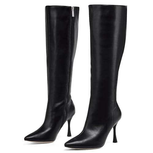 Stylish Pointed Toe Zipper Stiletto Boots for Women