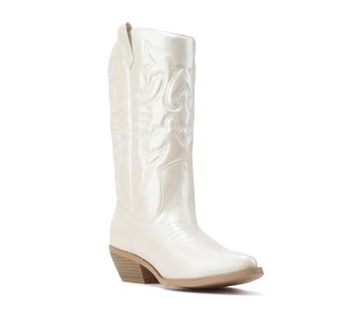 Women's Western Cowboy Pointe Toe Ankle Boots - RENO Soda