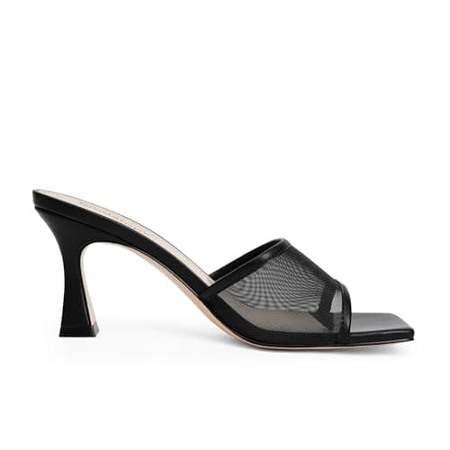 Modatope Women's Open Toe Heeled Sandals with Chunky Block Heel