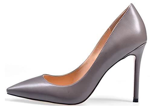 Eldof Women's Classic 4" Stiletto Heel Dress Pumps, Size 5-13 — Greymatte
