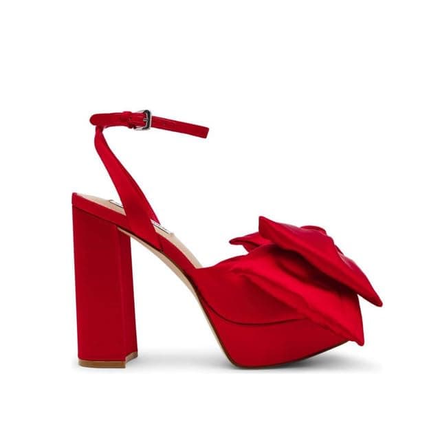 Richealnana Women's Platform Ankle Strap Buckle Heel Sandals for Party Prom Wedding