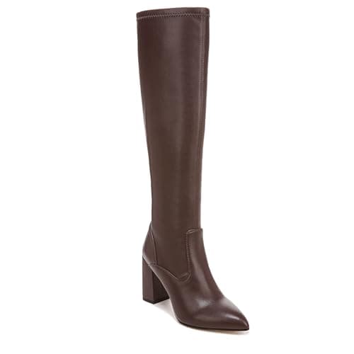 Franco Sarto Women's Katherine Knee-High Boot — Dark Brown Stretch