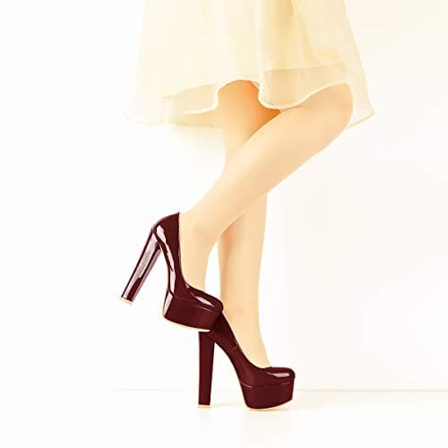 Richealnana Women's Sky High Heel Pump for Party
