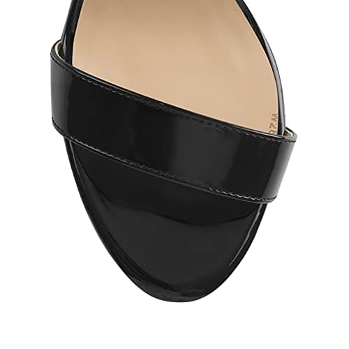 Richealnana Women's Crisscross Ankle Buckle Stilettos
