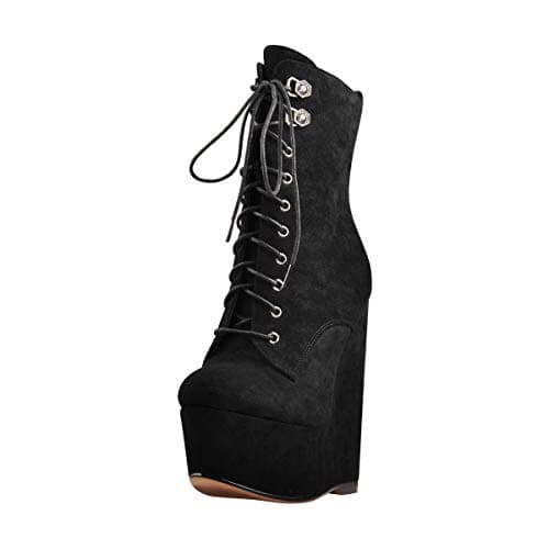 Richealnana Women's Wedge Ankle Boots