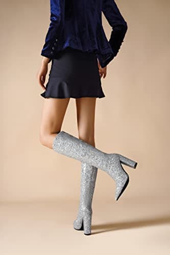 Women's Slim Calf Knee High Boots