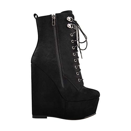 Richealnana Women's Wedge Ankle Boots