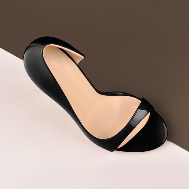 Richealnana Women's Slip-On Stilettos with Elegant Cutouts