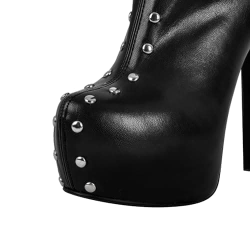 Richealnana Women's Platform Over The Knee Stiletto Boots