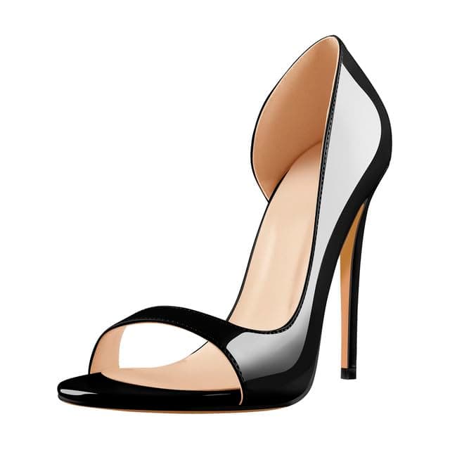 Richealnana Women's Slip-On Stilettos with Elegant Cutouts