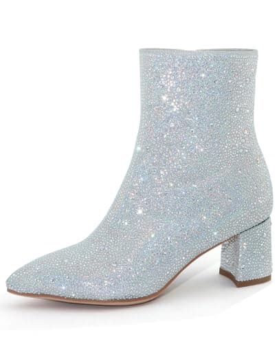 Women's Rhinestone Ankle Boots