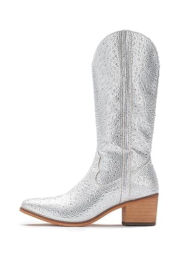 Women Rhinestone Cowboy Boots