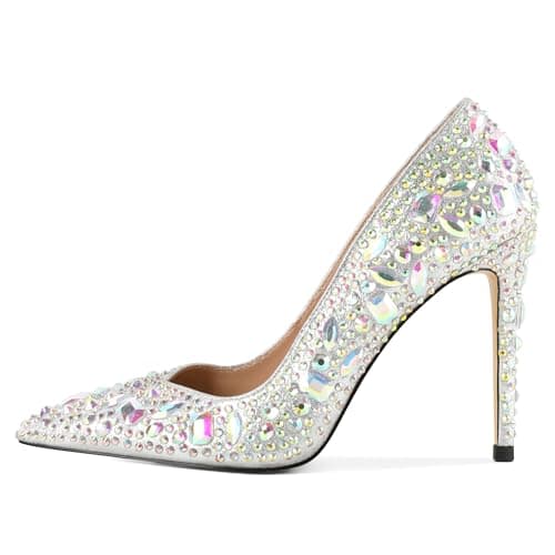 Eldof Women's Classic 4" Stiletto Heel Dress Pumps, Size 5-13