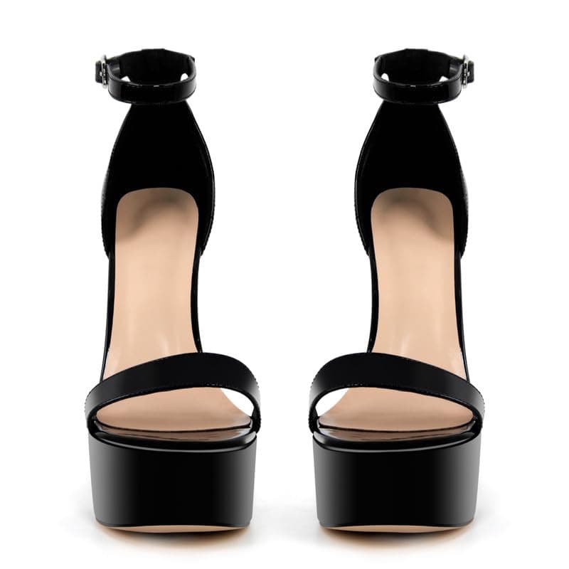 Richealnana Women's Platform Stiletto Ankle Strap Sandals