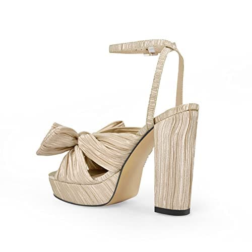Richealnana Women's Platform Chunky Heel Sandals