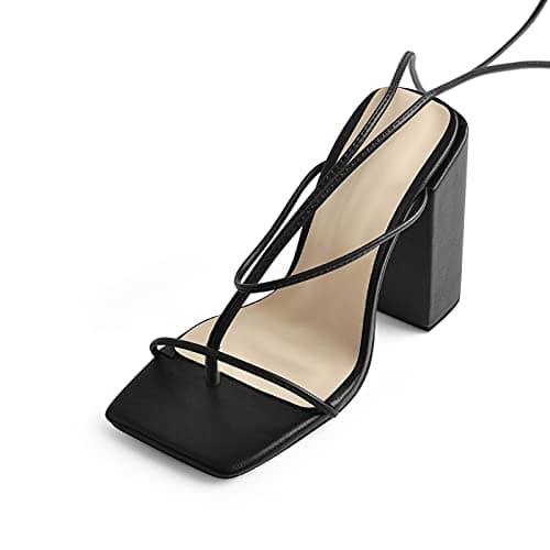 Richealnana Women's Chunky Heel Sandals