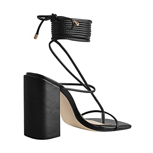 Richealnana Women's Chunky Heel Sandals