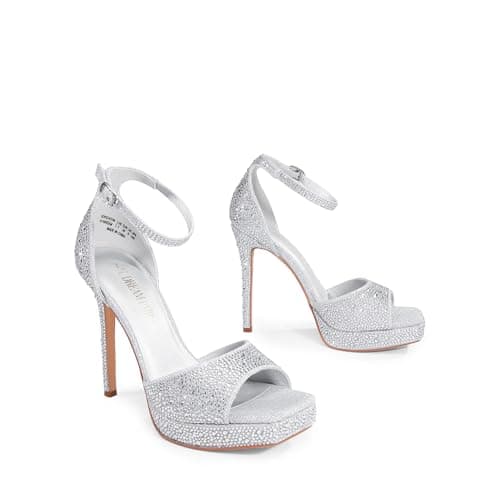 Dream Pairs Women's High Heel Platform Ankle Strap Open Toe Sexy Sandals