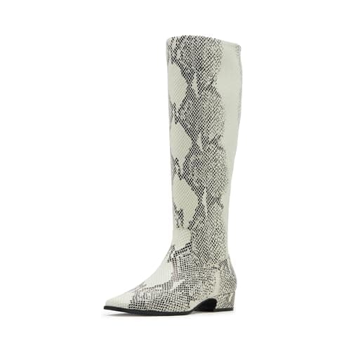 Madden Girl Women's Florance Knee High Boot — Black/White