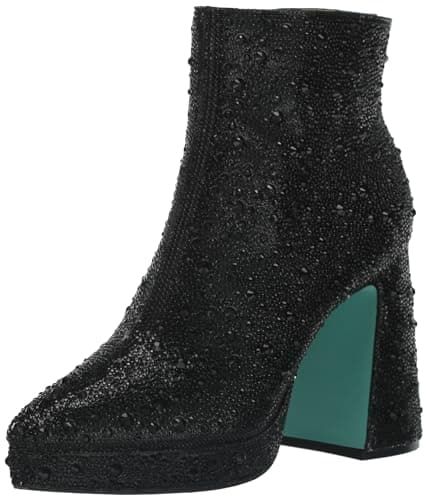 Betsey Johnson Women's Ankle Boot - Della — Black