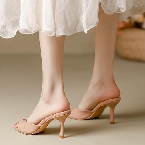 Galonfulty Women's Patent Leather Heel Sandals for Formal Party Dresses