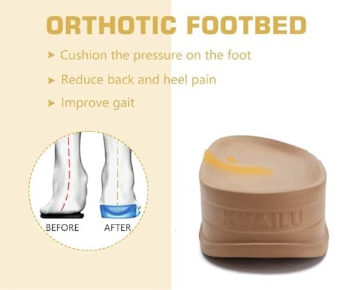 Cross-Band Platform Slippers for Women