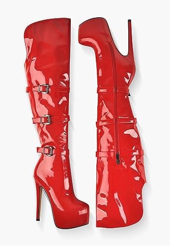 Richealnana Women's Comfortable Platform Lace Up Side Zipper Over the Knee High Boots for Casual Wear
| Richealnana Women's Stylish Platform Lace Up Side Zipper Over the Knee High Boots for Snow Days
| Richealnana Women's Fashionable Platform Lace U
