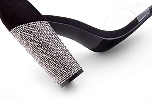 Shoe Land SL-ROSEMMINA Women's Strappy Heeled Rhinestone Sandals for Weddings & Parties