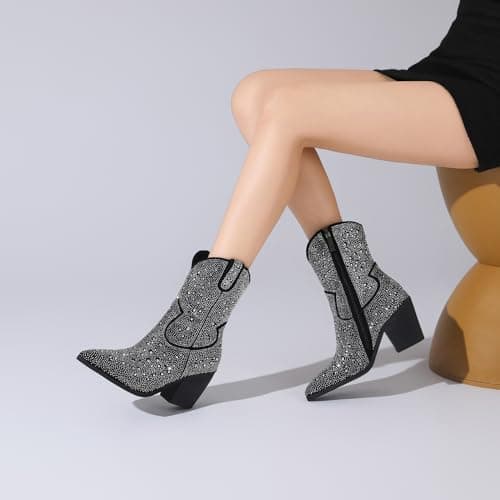 Rhinestone Boots for Women