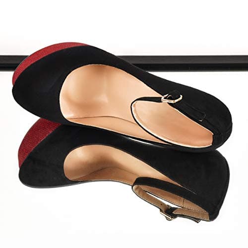 Richealnana Women's Double Platform Stiletto Heels