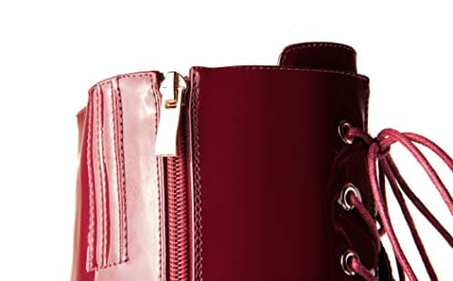 Sexy Fashion Ultra High Stiletto Heels Platform Lace Up Boots for Women
