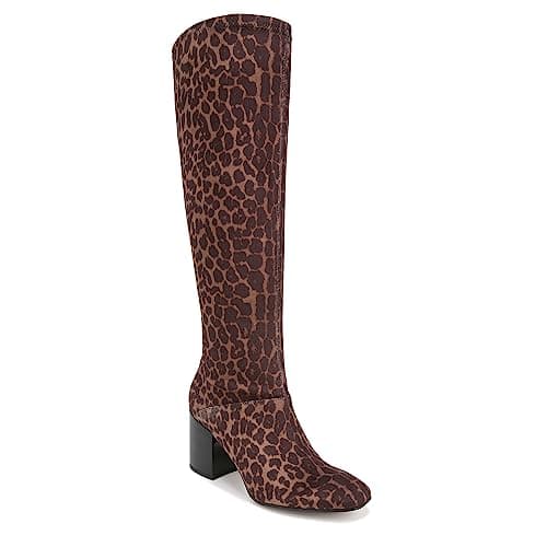 Franco Sarto Women's Tribute Knee High Bootenia — Leopard Print Fabric
