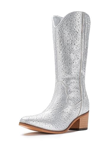 Women Rhinestone Cowboy Boots