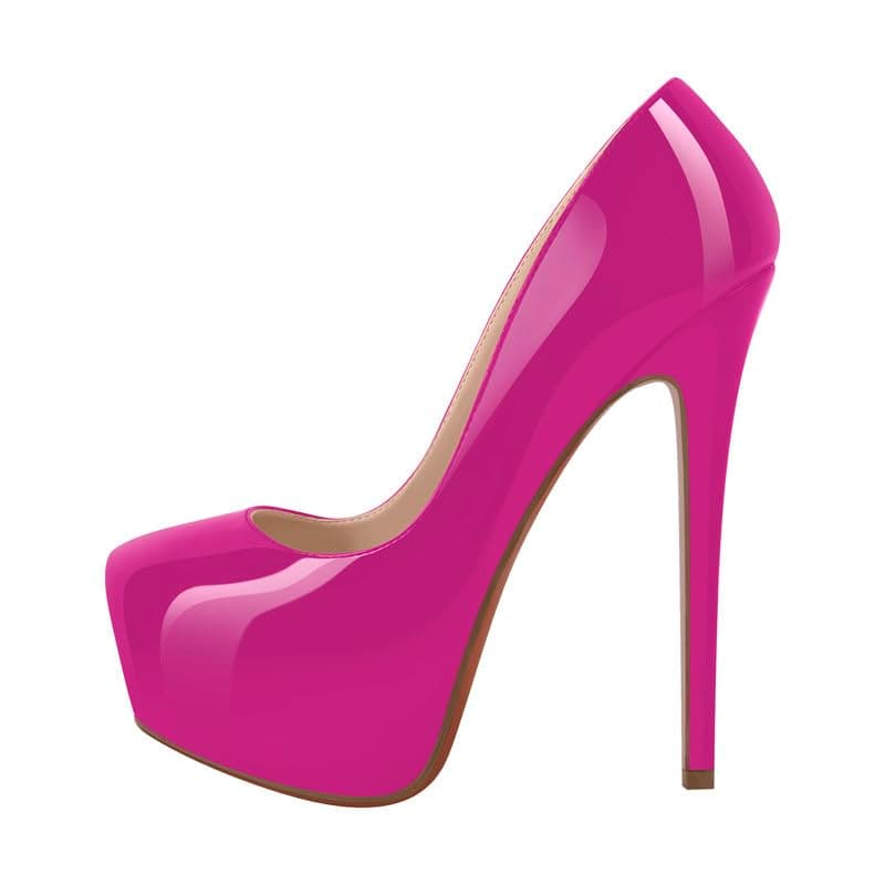 Richealnana Women's Double Platform Stiletto Heels — Rose Red B