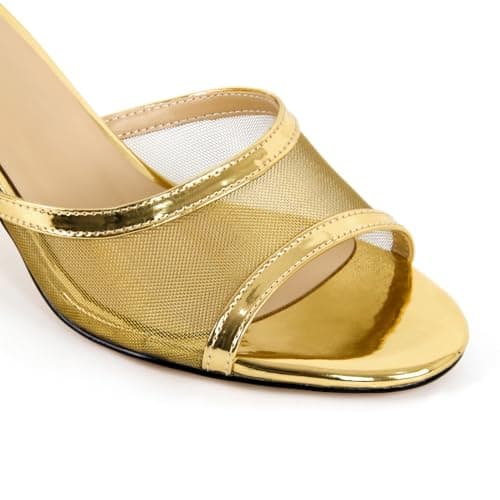 Richealnana Women'sSexy2.7 Inch Open Toe Comfort Heeled Sandals