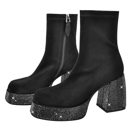 Richealnana Women's Platform Ankle Boots