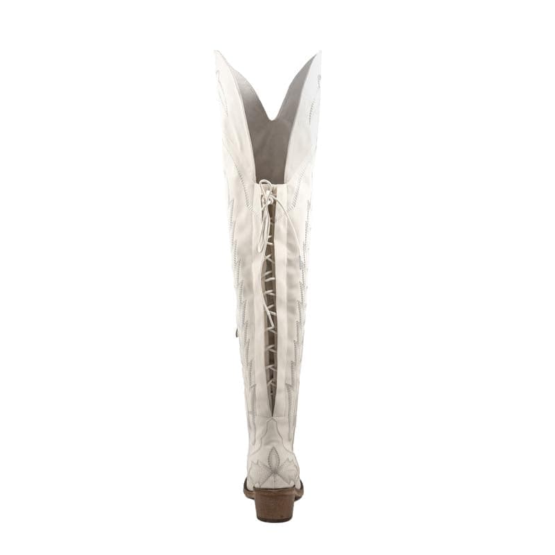Atuelang Thigh High Western Embroidered Cowgirl Boots